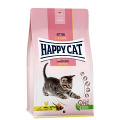 Happy Cat (Хеппи Кет) Young Kitten Land-Geflugel - Сухой корм с курицей для котят в возрасте от 2 до 6 месяцев 300 г