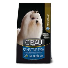 Farmina (Фармина) Cibau Sensitive Fish Mini – Сухой корм с рыбой для взрослых собак мелких пород с чувствительным пищеварением 2,5 кг