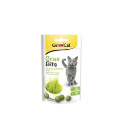 GimСat (ДжимКэт) GrasBits - Витаминизированное лакомство с травой для кошек 40 г