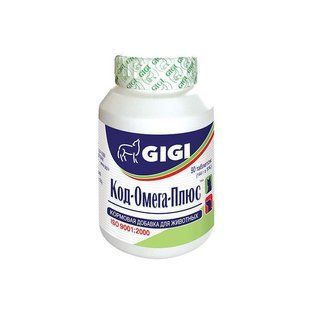 Gigi (Гігі) Код-Омега-Плюс - Комплексна добавка для тварин 21 шт.уп.