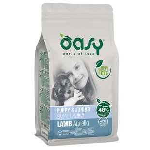 Оasy (Оазі) ОAP Puppy Small/Mini Lamb - Сухий корм з ягням для цуценят дрібних порід, 800 г