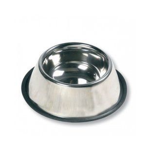 Karlie-Flamingo (Карли-Фламинго) DISH STEEL RIM - Миска - нержавейка с резиновым ободком 700 мл
