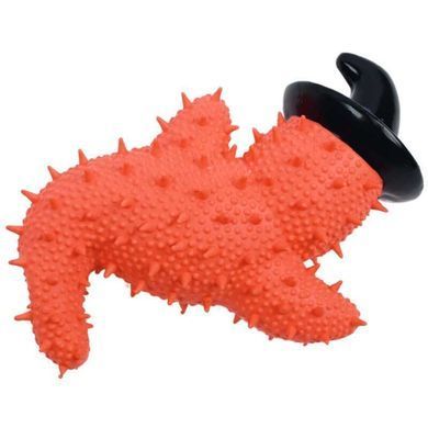 M-Pets (М-Петс) Halloween Orange Wizard - Іграшка Чарівник на Хелловін для собак, Помаранчевий, 10х4х15 см