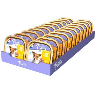 Plaisir (Плезир) Adult Dog Turkey Terrine - Полнорационный влажный корм с индейкой для взрослых собак (террин) 150 г