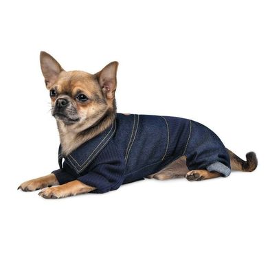 Pet Fashion (Пет Фешн) Jeans - Комбінезон для собак (темно-синій) XS (23-25 см)