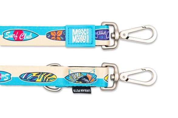 Max&Molly (Макс энд Молли) Multi-Function Leash - Поводок многофункциональный Aloha с принтом Алоха, M