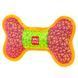 Collar (Коллар) WAUDOG Fun - Іграшка Кістка з пищалкою для собак, Рожевий, 20х12 см