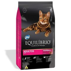 Equilibrio (Эквилибрио) Cat Adult Hairball - Сухой корм с курицей для взрослых котов, склонных к образованию комков шерсти в желудке 500 г