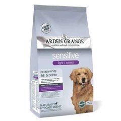 Arden Grange (Арден Грандж) Sensitive light/senior - Сухой корм для пожилых собак и собак с чувствительным пищеварением 2 кг