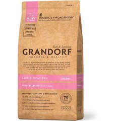 Grandorf (Грандорф) Lamb & Brown Rice Puppy - Сухий корм з ягням і рисом для цуценят всіх порід собак 1 кг