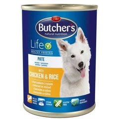 Butcher`s (Бутчерс) Life with Chiсken & Rice - Консервы с курицей и рисом для взрослых собак 390 г