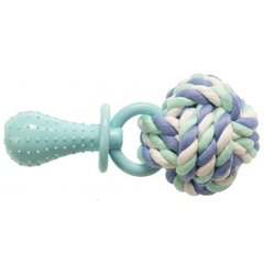 GimDog (ДжимДог) Cotton Dent Plus - Игрушка для собак Дент Плюс веревка / узел с термопластичной резиной 14 см / 6.6 см