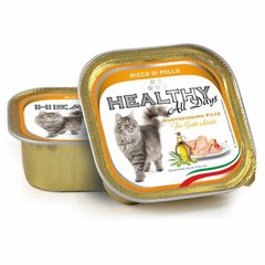 Healthy (Хелсі) All days - Консервований корм з куркою для котів (паштет) 100 г