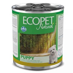 Farmina (Фармина) Ecopet Natural Puppy Chicken – Консервированный корм с курицей для щенков всех пород, беременных и кормящих собак 300 г