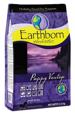 Earthborn Holistic (Эрсборн Холистик) Dog Puppy Vantage - Сухой корм с курицей и мясом белой рыбы для щенков 2,5 кг