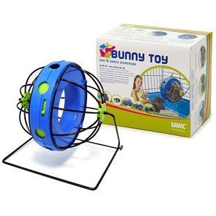 Savic (Савік) Bunny Toy - Колесо - годівніця для сіна і ласощів для гризунів 19,5х18х12 см