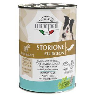 Marpet (Марпет) AequilibriaVET All Breeds Sturgeon - Консервований корм з м'ясом осетра для дорослих собак різних порід, 400 г