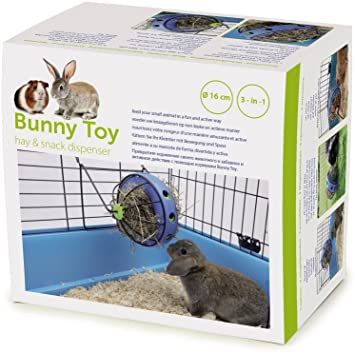Savic (Савік) Bunny Toy - Колесо - годівніця для сіна і ласощів для гризунів 19,5х18х12 см
