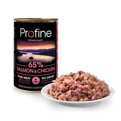 Profine (Профайн) Dog Salmon and Chicken - Влажный корм для собак с лососем и курицей 400 г