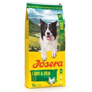 Josera (Йозера) All Sizes Adult Light & Vital - Сухой диетический корм для собак всех пород с избыточным весом, 12,5 кг