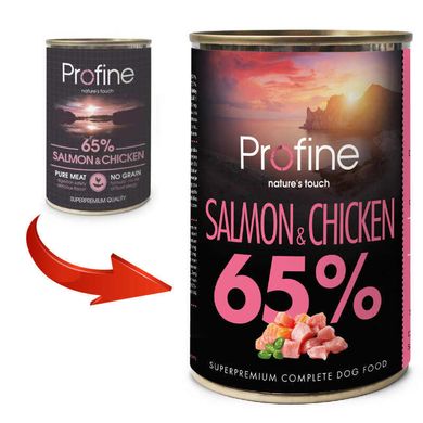 Profine (Профайн) Dog Salmon and Chicken - Влажный корм для собак с лососем и курицей 400 г