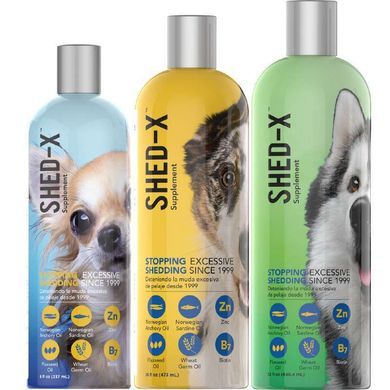 SynergyLabs (СинерджіЛаб) Shed-X Dog - Вітамінна добавка для собак, яка сприяє зменшенню линьки 237 мл