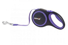 AnimAll (ЕнімАлл) L - Повідець-рулетка для собак, стрічка (5 м, до 50 кг) L Помаранчевий