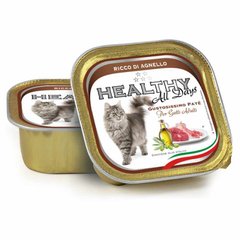 Healthy (Хелсі) All days - Консервований корм з ягням для котів (паштет) 100 г