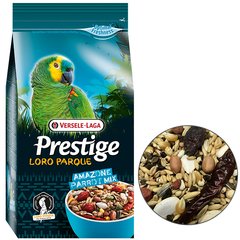 Versele-Laga (Верселе-Лага) Prestige Loro Parque Amazone Parrot Mix - зерновая смесь полнорационный корм для крупных и средних попугаев - 1 кг