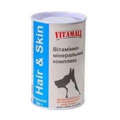 VitamAll (Вітамол) Hair & Skin - Вітаміни для собак і котів 200 г