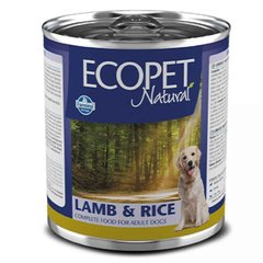 Farmina (Фарміна) Ecopet Natural Dog Lamb&Rice - Консервований корм з ягням та рисом для дорослих собак усіх порід 300 г