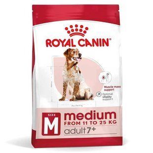 Royal Canin (Роял Канін) Medium Adult 7+ - Сухий корм для дорослих собак середніх порід віком від 7-ми років, 4 кг