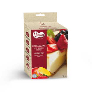 Ласощі для собак від 3-х місяців Mavsy (Мавсі) Freeze dried CHEESECAKE WITH APPLE, CRANBERRIES AND MANGO чізкейк з яблуком, журавлиною та манго, 50 г