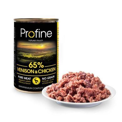 Profine (Профайн) Dog Venison&Chicken - Влажный корм для собак с олениной и курицей 400 г