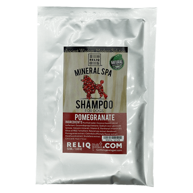 Reliq (Релик) Mineral Spa Pomegranate Shampoo - Шампунь для собак с экстрактом граната 50 мл