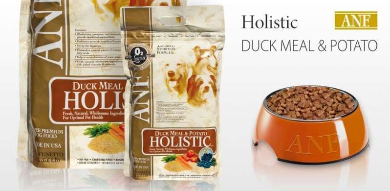 ANF (АНФ) Holistic Duck & Potato - Сухий корм для собак всіх порід і вікових груп 18.14+3 кг х2 мешка