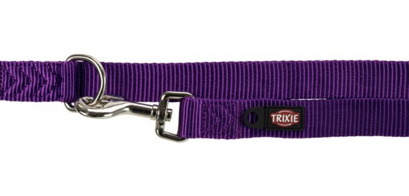Trixie (Трикси) Premium Adjustable Leash 3 stage - Поводок-перестежка для собак с 3-мя этапами регулировки 2,5х200 см Ярко-зеленый