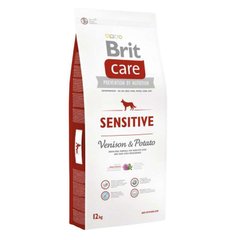 Brit Care (Брит Кеа) Sensitive Venison & Potato - Сухой беззерновой корм с оленинной и картофелем для взрослых собак с чуствительным пищеварением 1 кг