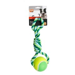 Игрушка для собак мяч на канате - M