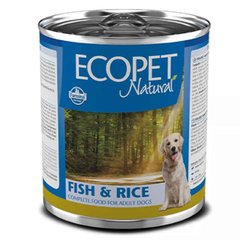 Farmina (Фармина) Ecopet Natural Dog Fish&Rice – Консервированный корм с рыбой и рисом для взрослых собак всех пород 300 г