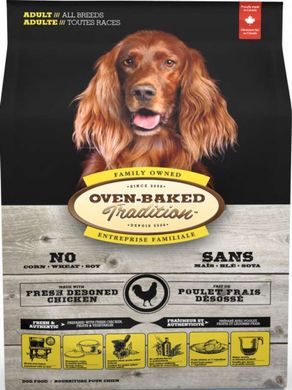 Oven-Baked (Овен-Бекет) Tradition Weight Management Chicken Senior Dog All Breeds - Cухий корм зі свіжим м'ясом курки для літніх собак різних порід 2,27 кг