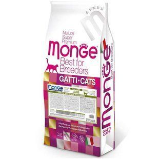 Monge (Монж) Cat Sensitive - Сухой корм для кошек с чувствительным пищеварением, 10 кг