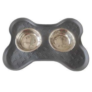 Koopman (Купмен) Pets Collection Pet Food Bowl Set - Миски для домашніх тварин на таці Комплект