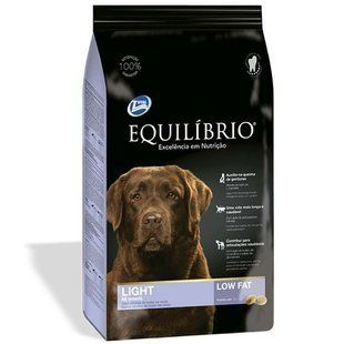 Equilibrio (Эквилибрио) Light All Breeds Low Fat - Сухой низкокалорийный корм с курицей и рыбой для собак средних и крупных пород 2 кг