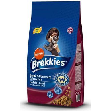 Brekkies (Брекис) (Бреккис) Cat Urinary Care - Сухой корм на основе мяса и овощей для профилактики мочекаменной болезни у котов и кошек, 20 кг