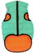 WAUDOG (Ваудог) AiryVest Lumi - Двостороння курточка, що світиться в темряві для собак (салатова/помаранчева) XS22 (20-22 см)