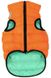 WAUDOG (Ваудог) AiryVest Lumi - Двусторонняя светящаяся в темноте курточка для собак (салатовая/оранжевая) XS22 (20-22 см)