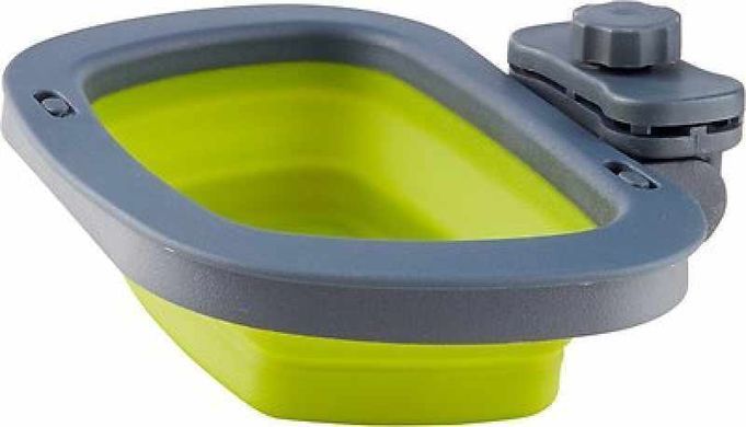 Dexas (Дексас) Collapsible Kennel Bowl - Складная миска с креплением для клетки для собак и кошек 240 мл Голубой