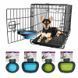 Dexas (Дексас) Collapsible Kennel Bowl - Складная миска с креплением для клетки для собак и кошек 240 мл Голубой