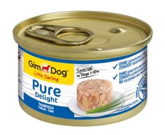 GimDog (Джим Дог) LITTLE DARLINGD Pure Delight - Консервы с тунцом для собак всех пород 85 г